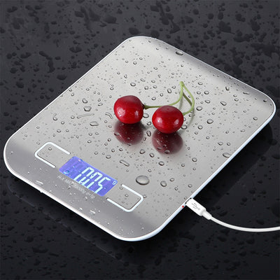 Stainless Steel Digital USB Kitchen Scales - GadgetsBoxes