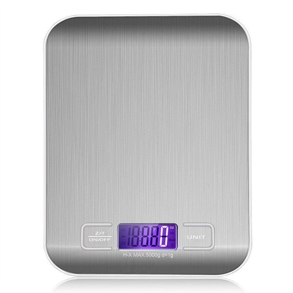 Stainless Steel Digital USB Kitchen Scales - GadgetsBoxes