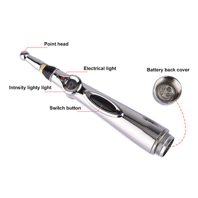 Energy Heal Massage Body Head Electronic Acupuncture Pen - GadgetsBoxes