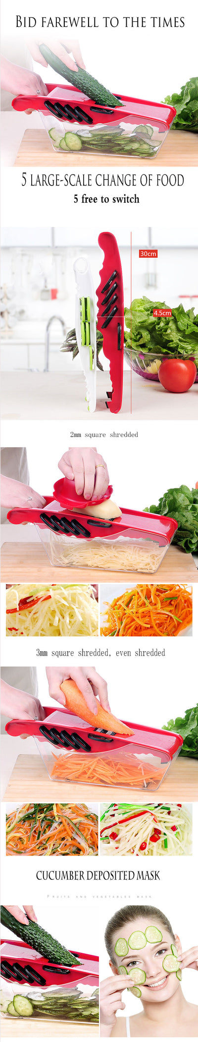 Manual Vegetable Slicer Onion Potato Peeler - GadgetsBoxes