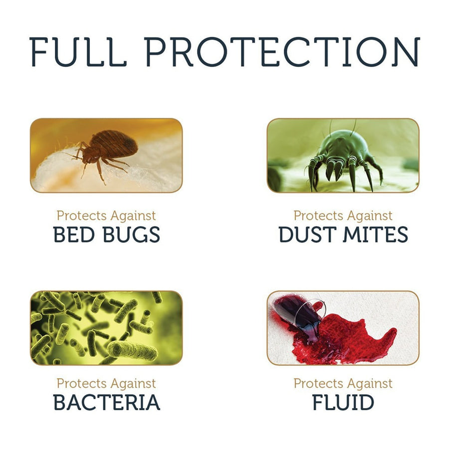 160 X 200 Cotton Terry Mattress Cover % Waterproof - GadgetsBoxes