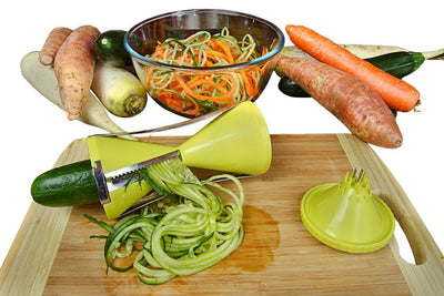 Carrot Cucumber Grater Cutters With 4 Blades - GadgetsBoxes