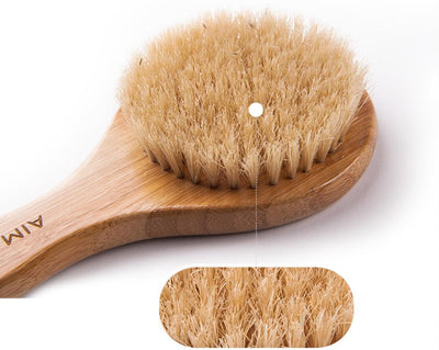 Natural Bristle Long Anti-slip Handle - GadgetsBoxes