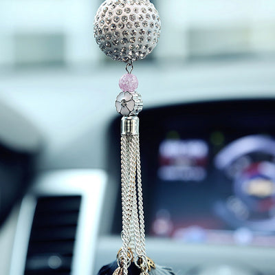 Car Pendant Diamond Crystal Ball Automobile Decoration - GadgetsBoxes