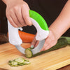 Stainless Steel Round Wheel Vegetable Chopper - GadgetsBoxes