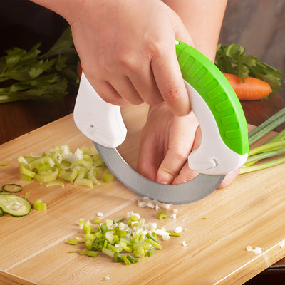 Stainless Steel Round Wheel Vegetable Chopper - GadgetsBoxes