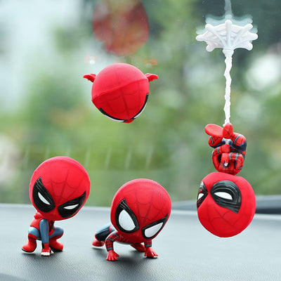 Car Cartoon Spiderman Model Shake Head Toy - GadgetsBoxes