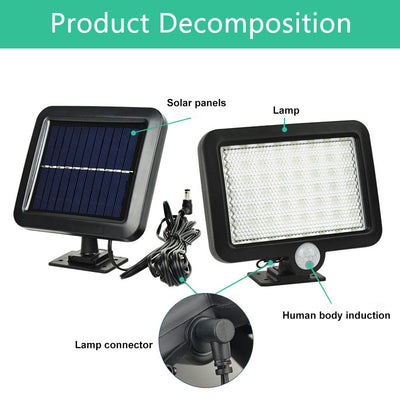 56 LED Outdoor Solar Wall Light - GadgetsBoxes