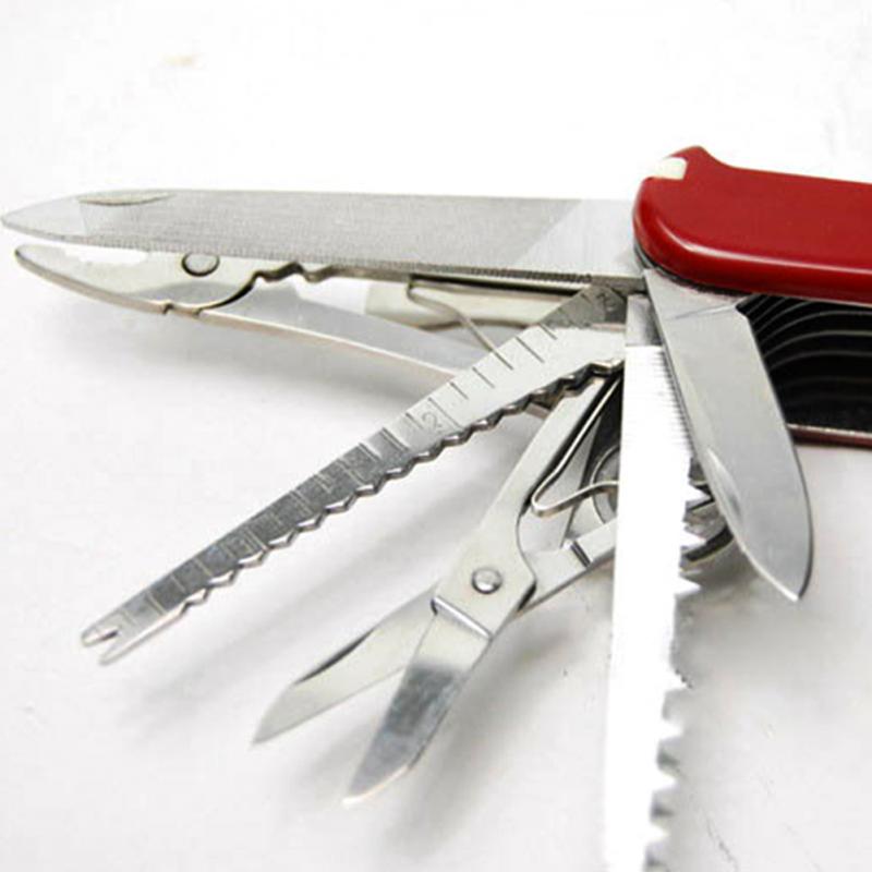Multi-Functional Swiss 91 mm Folding Knife Stainless Steel - GadgetsBoxes