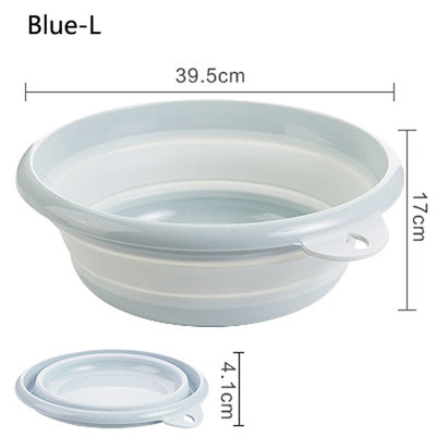 Portable Folding Bucket Basin Tourism Outdoor Camping - GadgetsBoxes