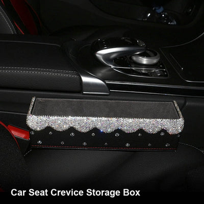 Creative Bling Crystal Diamond Car Tissue Box - GadgetsBoxes