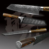 Stainless Steel Kitchen Knives Set Japanese Style Chef - GadgetsBoxes