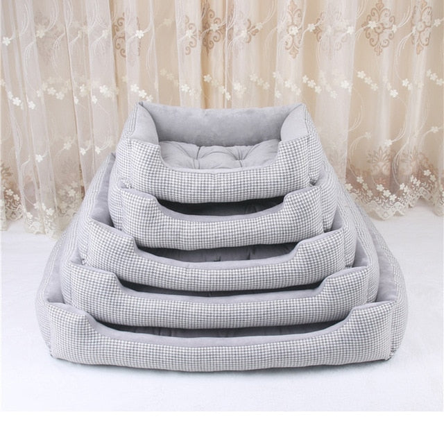 Soft Fleece Dog Bed Mat Stripped Pattern - GadgetsBoxes
