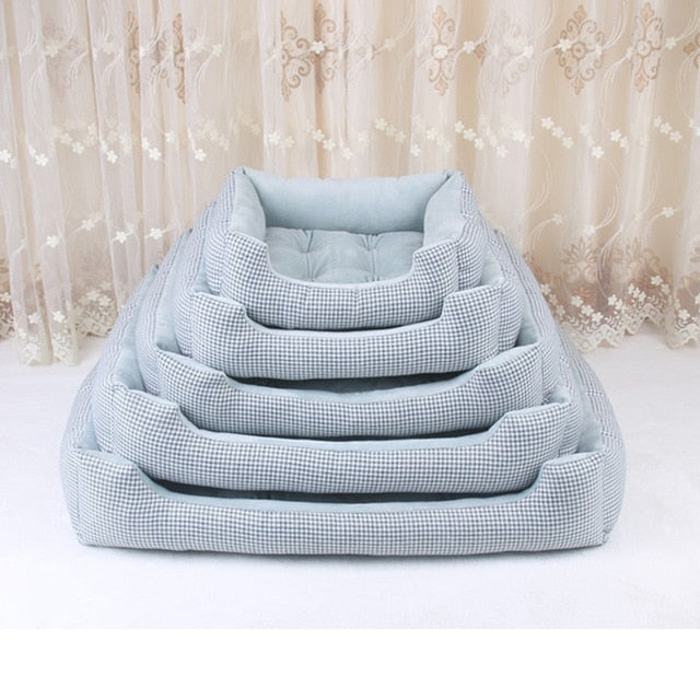 Soft Fleece Dog Bed Mat Stripped Pattern - GadgetsBoxes