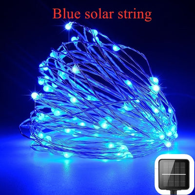 LED Outdoor Solar Lamp String Lights Fairy - GadgetsBoxes