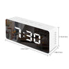 LED Mirror Alarm Clock Digital Snooze Table Clock - GadgetsBoxes