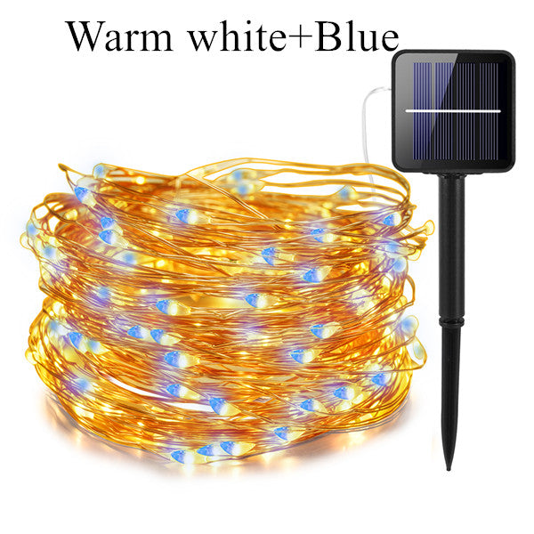 LED Outdoor Solar Lamp String Lights Fairy - GadgetsBoxes